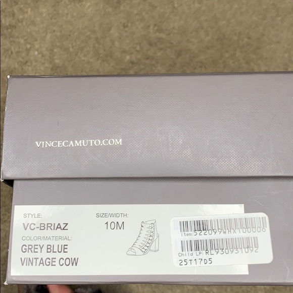 Vince Camuto Grey-Blue Heels - Picture 4 of 4